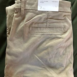American Eagle Khaki Stretch Pants